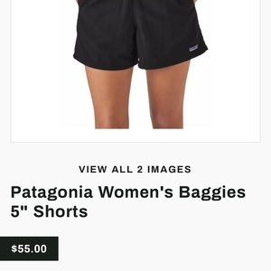 Patagonia Womens Baggies size: M